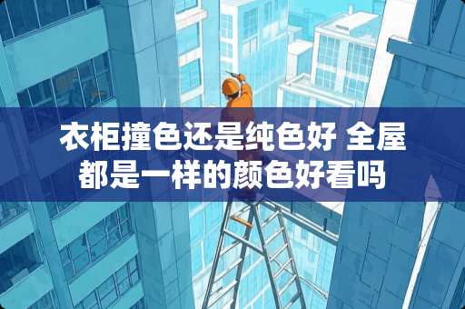 衣柜撞色还是纯色好 全屋都是一样的颜色好看吗