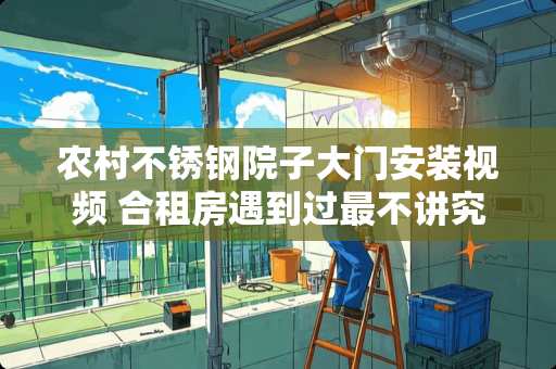 农村不锈钢院子大门安装视频 合租房遇到过最不讲究的事情是什么
