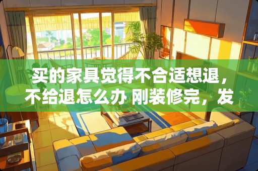买的家具觉得不合适想退，不给退怎么办 刚装修完，发现家具颜色不喜欢，想改个颜色，可以吗?之前刷的是清水漆