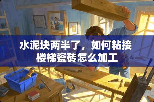 水泥块两半了，如何粘接 楼梯瓷砖怎么加工