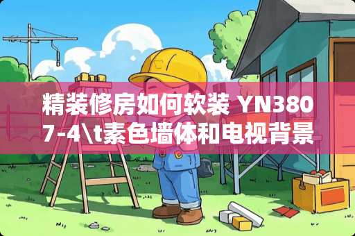 精装修房如何软装 YN3807-4\t素色墙体和电视背景墙如何配软装