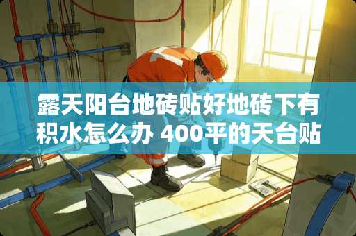 露天阳台地砖贴好地砖下有积水怎么办 400平的天台贴地砖怎么斜水，有多个下水口
