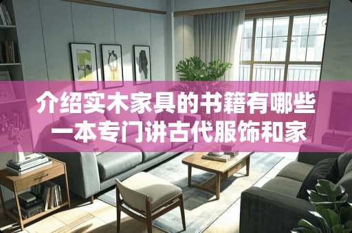 介绍实木家具的书籍有哪些 一本专门讲古代服饰和家具的书