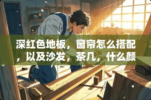 深红色地板，窗帘怎么搭配，以及沙发，茶几，什么颜色比较好 原木色家居怎么搭配