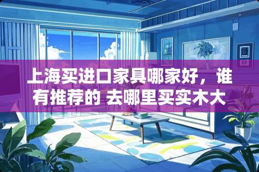 上海买进口家具哪家好，谁有推荐的 去哪里买实木大板餐桌茶桌实木家具