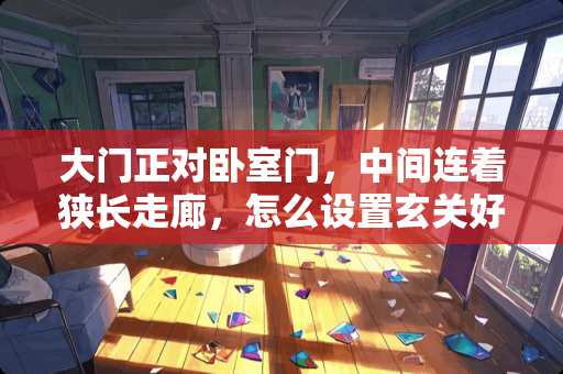 大门正对卧室门，中间连着狭长走廊，怎么设置玄关好？