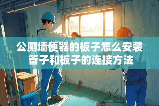 公厕墙便器的板子怎么安装 管子和板子的连接方法