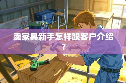 卖家具新手怎样跟客户介绍？