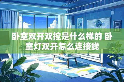 卧室双开双控是什么样的 卧室灯双开怎么连接线