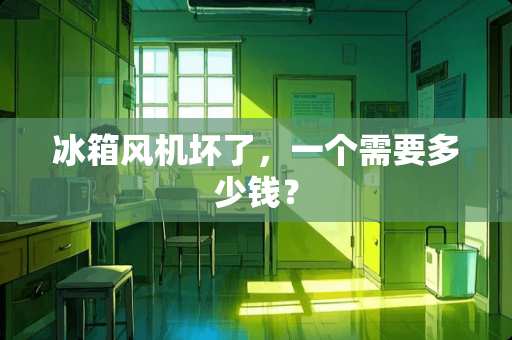 冰箱风机坏了，一个需要多少钱？