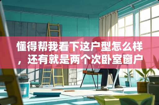 懂得帮我看下这户型怎么样，还有就是两个次卧室窗户和入户花园窗户对到学校操场好不好 适合女生住的房子