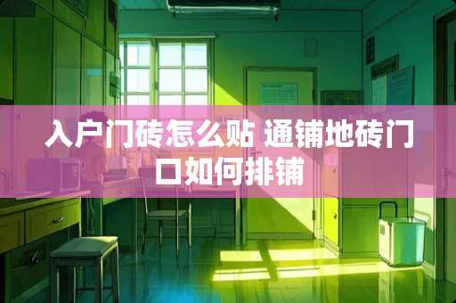 入户门砖怎么贴 通铺地砖门口如何排铺