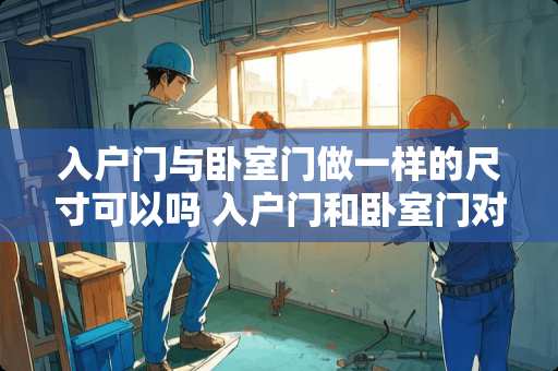 入户门与卧室门做一样的尺寸可以吗 入户门和卧室门对冲，怎么设计玄关屏风呢