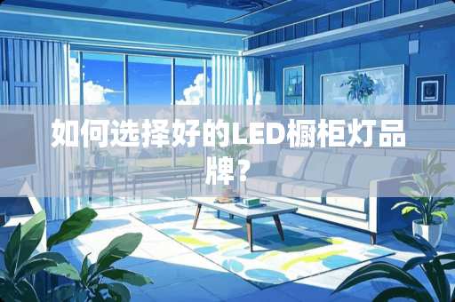 如何选择好的LED橱柜灯品牌？