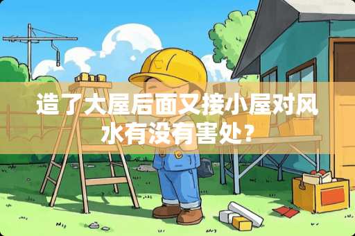 造了大屋后面又接小屋对风水有没有害处？