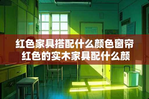 红色家具搭配什么颜色窗帘 红色的实木家具配什么颜色的窗帘