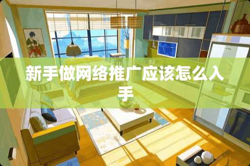 新手做网络推广应该怎么入手