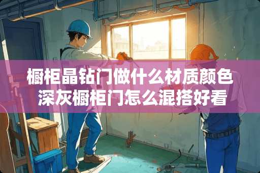 橱柜晶钻门做什么材质颜色 深灰橱柜门怎么混搭好看