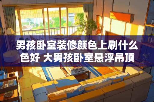 男孩卧室装修颜色上刷什么色好 大男孩卧室悬浮吊顶怎么做好看