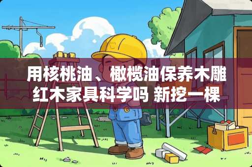 用核桃油、橄榄油保养木雕红木家具科学吗 新挖一棵榆树.做根雕还是盆栽好