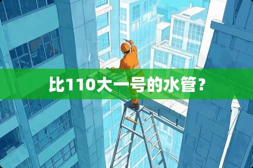 比110大一号的水管？