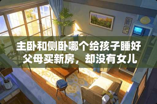 主卧和侧卧哪个给孩子睡好 父母买新房，却没有女儿的房间…这正常么