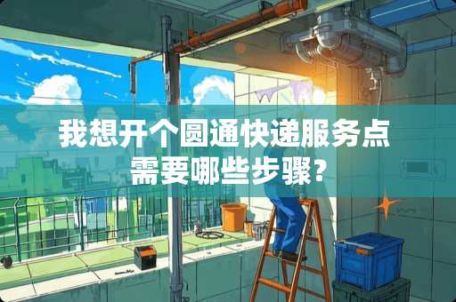 我想开个圆通快递服务点 需要哪些步骤？
