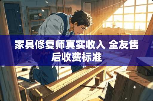 家具修复师真实收入 全友售后收费标准
