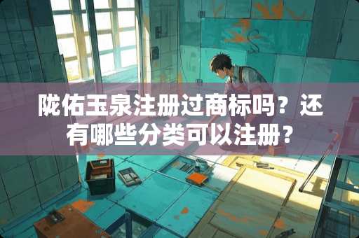 陇佑玉泉注册过商标吗？还有哪些分类可以注册？