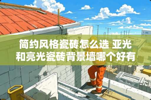 简约风格瓷砖怎么选 亚光和亮光瓷砖背景墙哪个好有什么区别