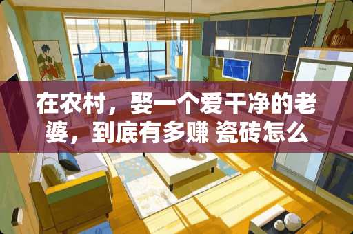 在农村，娶一个爱干净的老婆，到底有多赚 瓷砖怎么铺好看又不土气