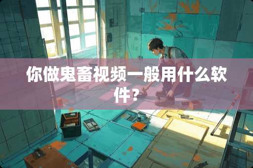 你做鬼畜视频一般用什么软件？