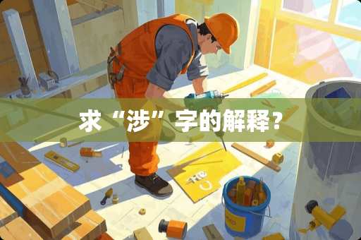 求“涉”字的解释？