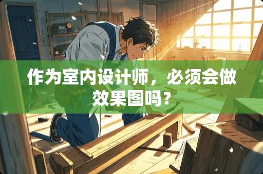 作为室内设计师，必须会做效果图吗？