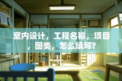 室内设计，工程名称，项目，图类，怎么填写？