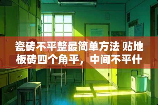 瓷砖不平整最简单方法 贴地板砖四个角平，中间不平什么办