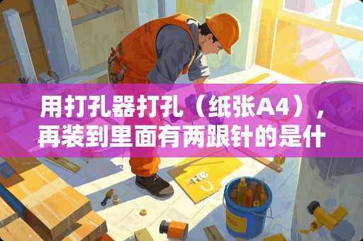 用打孔器打孔（纸张A4），再装到里面有两跟针的是什么夹子
