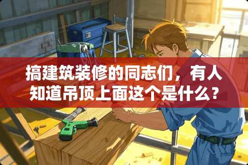 搞建筑装修的同志们，有人知道吊顶上面这个是什么？