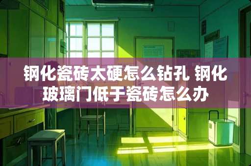 钢化瓷砖太硬怎么钻孔 钢化玻璃门低于瓷砖怎么办