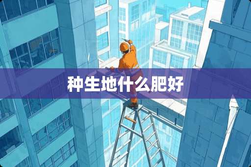 种生地什么肥好