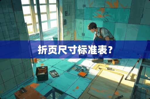 折页尺寸标准表？