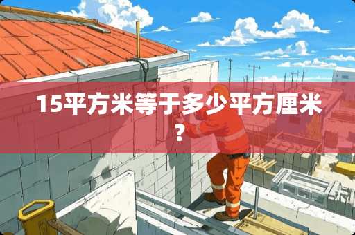 15平方米等于多少平方厘米？