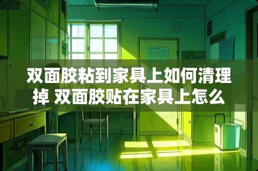 双面胶粘到家具上如何清理掉 双面胶贴在家具上怎么去除