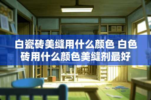 白瓷砖美缝用什么颜色 白色砖用什么颜色美缝剂最好