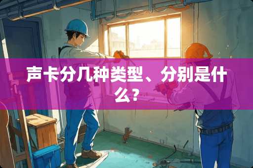 声卡分几种类型、分别是什么？
