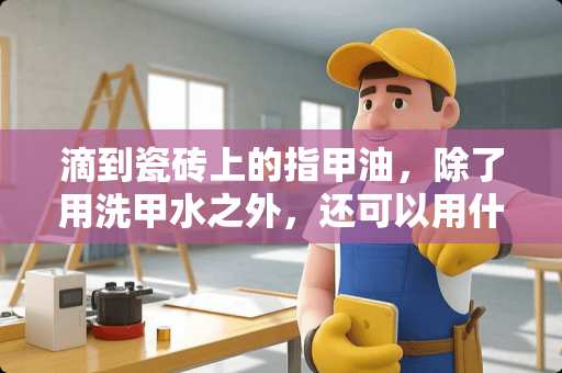 滴到瓷砖上的指甲油，除了用洗甲水之外，还可以用什么擦掉 可以用瓷砖养龟么