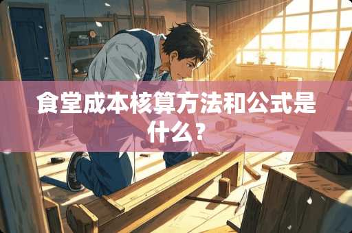 食堂成本核算方法和公式是什么？