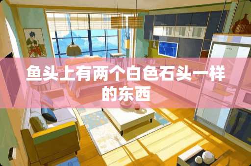 鱼头上有两个白色石头一样的东西