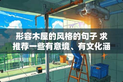 形容木屋的风格的句子 求推荐一些有意境、有文化涵养的情诗美句