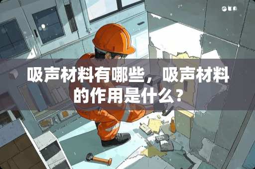 吸声材料有哪些，吸声材料的作用是什么？